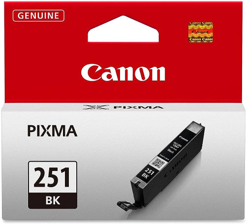 Cartouche d'encre jet d'encre originale Canon CLI-251BK - Pack noir 6513B001