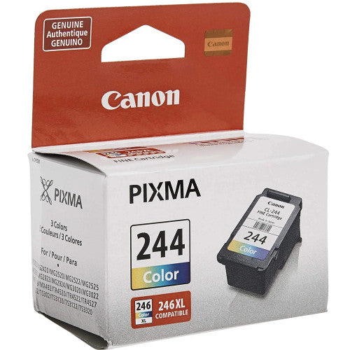 Cartouche d'encre jet d'encre originale Canon CL-244 - Pack couleur 1288C001