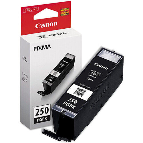 Cartouche d'encre jet d'encre à rendement standard d'origine Canon PGI-250PGBK - Pack noir pigmenté 6497B001