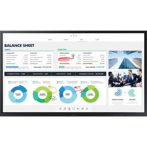 Écran interactif Samsung 85" UHD 4K LH85WMAWLGCXZC
