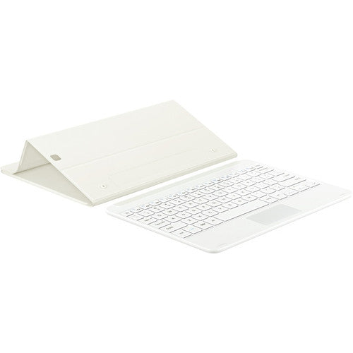 Étui/clavier Samsung (Book Fold) pour tablette de 9,7 po - Blanc EJ-FT810UWEGCA
