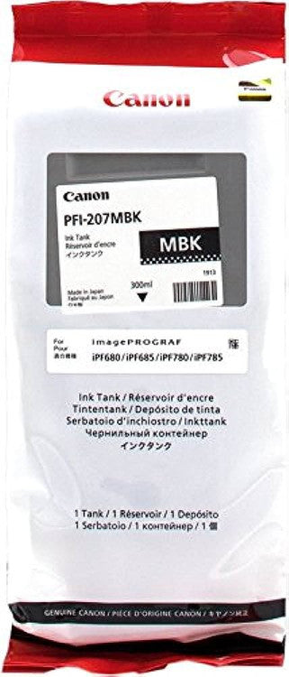 Canon 207MBK Original Inkjet Ink Cartridge - Matte Black - 1 Pack 8788B001