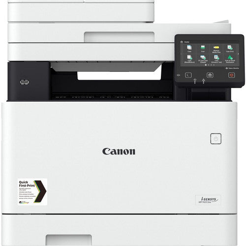 Canon imageCLASS MF740 MF741Cdw Laser Multifunction Printer-Color-Copier/Scanner-ppm Mono/28 ppm Color Print-600x600 dpi Print-Automatic Duplex Print-300 sheets Input-600 dpi Optical Scan-Wireless LAN-Near Field Communication (NFC)-Mopria 3101C015