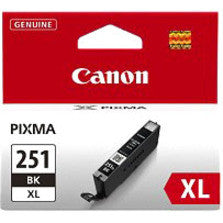 Canon CLI-251XL Original High Yield Inkjet Ink Cartridge - Black Pack 6448B001