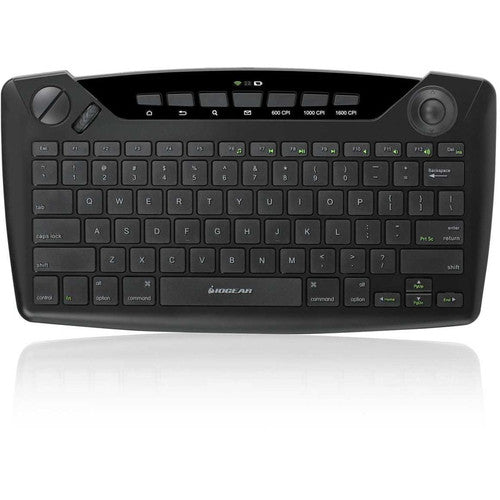 IOGEAR Wireless Smart TV Keyboard with Optical Trackball GKB635W