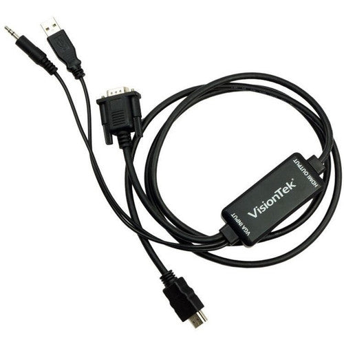 Câble actif VisionTek VGA vers HDMI 1,5 M (M/M) 900824