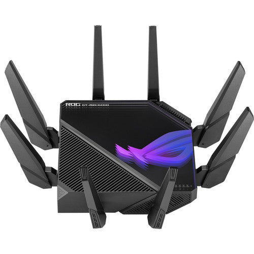 Asus ROG Rapture GT-AXE16000 Wi-Fi 6E IEEE 802.11ax Ethernet Wireless Router GT-AXE16000