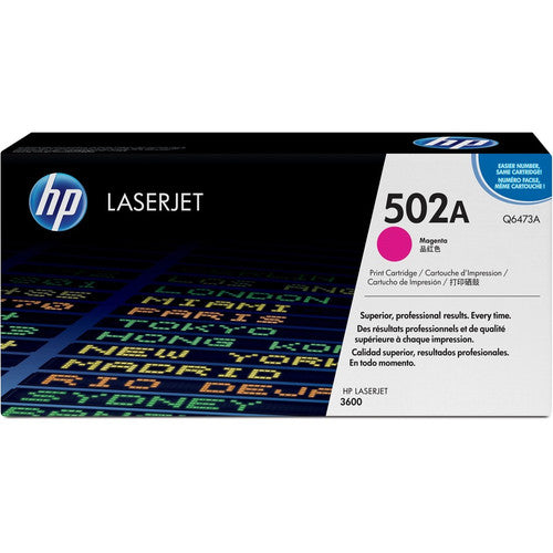 HP 502A (Q6473A) Original Toner Cartridge - Single Pack Q6473A