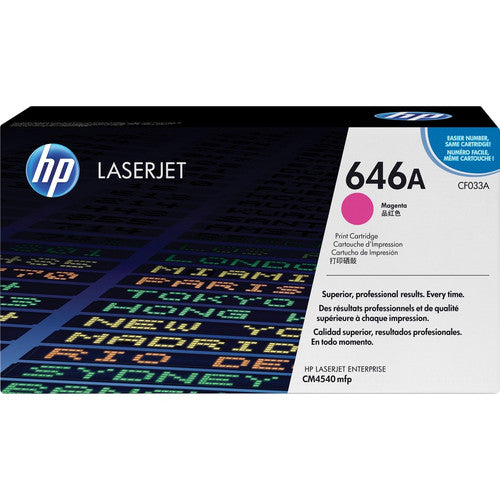 Cartouche de toner originale HP 646A (CF033A) - Paquet unique CF033A