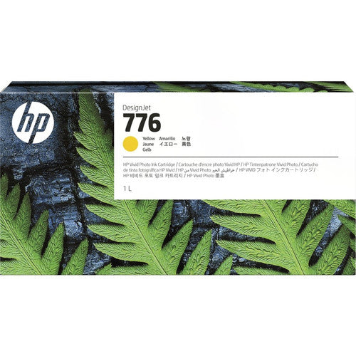Cartouche d'encre jet d'encre authentique HP 776 - Pack jaune 1XB08A