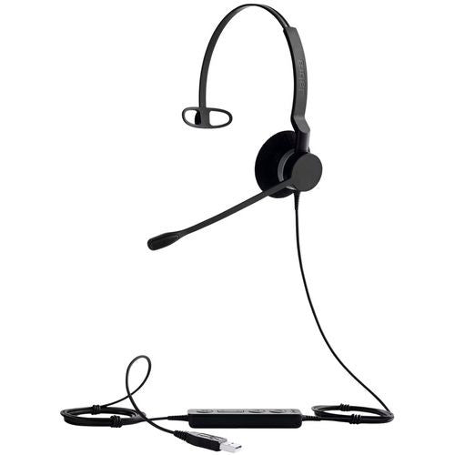 Jabra Biz 2300 GSA PTT Mono USB Headset GSA2393-829-109PTT