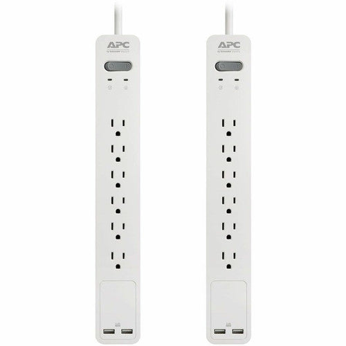 APC by Schneider Electric SurgeArrest Essential 6-Outlet Surge Suppressor/Protector PE64U2WGDP