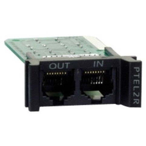 APC by Schneider Electric Replaceable, Rackmount, 1U, 2 Line Telco Surge Protection Module PTEL2R