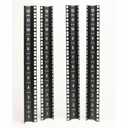 APC by Schneider Electric NetShelter CX Mounting Rail Kit for Server - Black - TAA Compliant AR4000MV12U