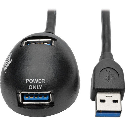 Tripp Lite by Eaton Câble d'extension de bureau USB 3.0 SuperSpeed à 2 ports (M/2xF), 6 pieds U324-006-DSK2