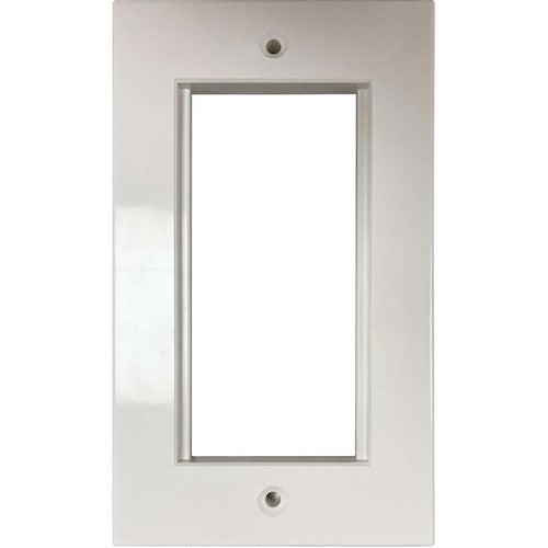 Tripp Lite by Eaton N042U-WF2-2 Cadre double de style britannique pour modules d'insertion Blanc