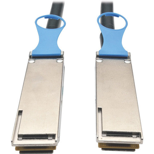 Câble InfiniBand en cuivre DAC passif Tripp Lite by Eaton QSFP28 vers QSFP28 100GbE (M/M), 0,5 m (20 pouces) N282-20N-28-BK