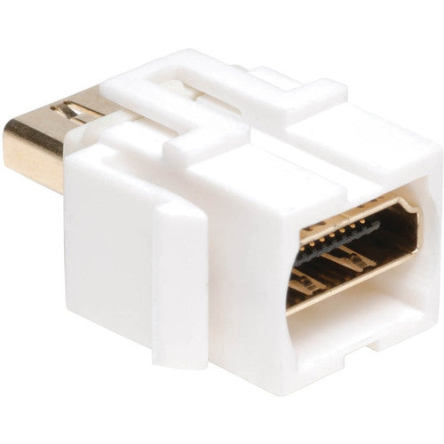 Tripp Lite HDMI Keystone Jack Snap-in Insert Module Coupler F/F White P164-000-KJ-WH