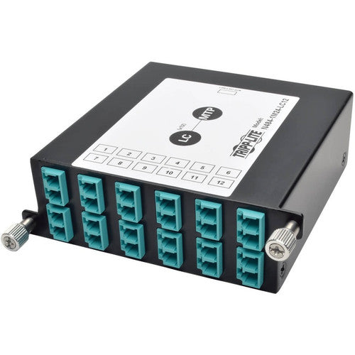 Tripp Lite 100Gb/120Gb to10Gb Breakout Cassette 24-Fiber MTP/MPO 12 LC N484-1M24-LC12