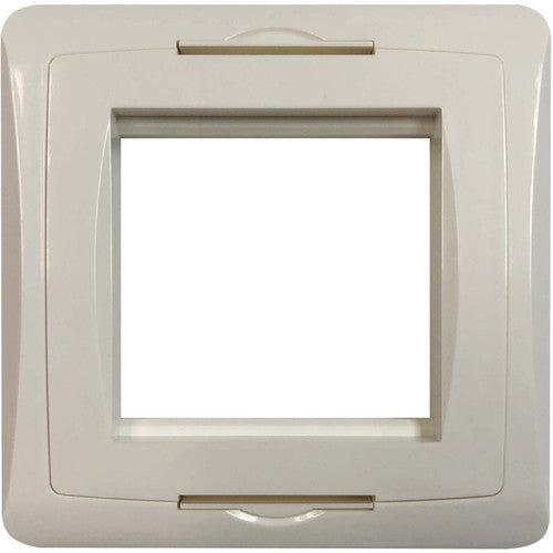 Tripp Lite by Eaton N042U-WF1-1 Cadre simple de style britannique pour modules d'insertion, vis cachées