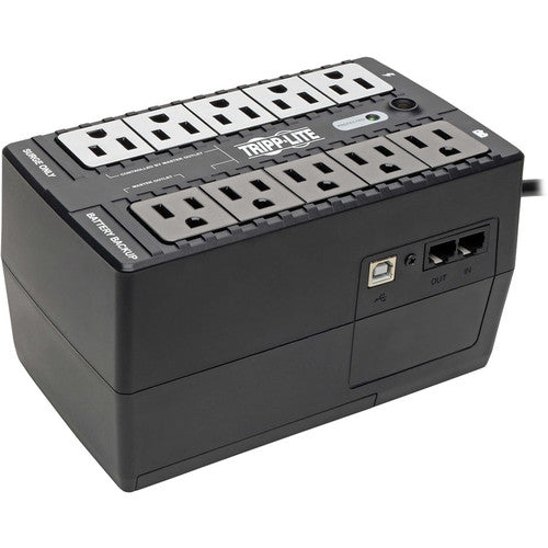 Tripp Lite by Eaton Eco 650VA Energy-saving Standby 120V UPS with USB Port and Muted Alarm ECO650UPSM