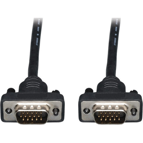 Tripp Lite 15ft VGA Coax Monitor Cable Low Profile wit RGB High Resolution HD15 M/M 15' P502-015-SM