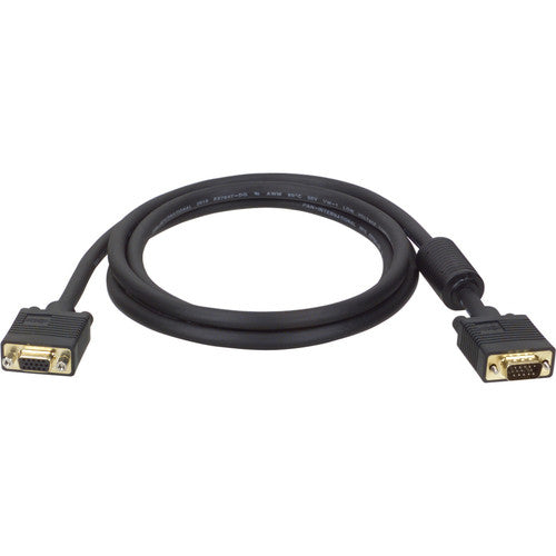 Câble d'extension pour moniteur coaxial VGA Tripp Lite de 75 pieds avec RVB haute résolution HD15 M/F 75' P500-075