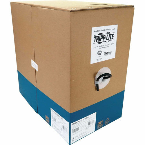 Câble Ethernet en vrac UTP à noyau solide Tripp Lite by Eaton Cat6a 10G, classé CMR, noir, 305 m (1 000 pi) N223-01K-BK