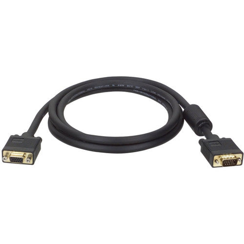 Tripp Lite 100ft SVGA / VGA Monitor Extension Gold Cable with RGB High Resolution HD15 M/F 100' P500-100