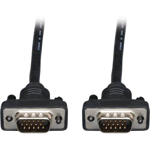 Câble de moniteur coaxial VGA Tripp Lite 25 pieds profil bas avec RVB haute résolution HD15 M/M 25' P502-025-SM