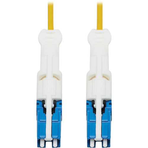 Tripp Lite by Eaton N381C-10M 400Gb Duplex Singlemode 9/125 OS2 Fiber Optic Cable, Yellow, 10 m N381C-10M