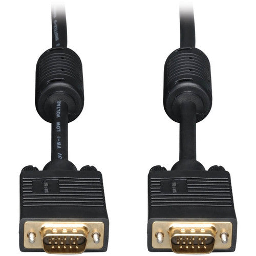 Câble de moniteur coaxial VGA Tripp Lite 35 pieds avec RVB haute résolution HD15 M/M 35' P502-035