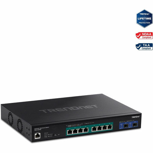 Commutateur Web intelligent PoE+ multi-Gig TRENDnet à 10 ports TPE-3102WS