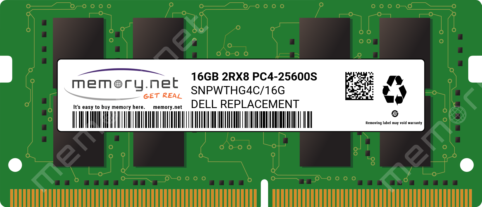 Dell 16GB DDR5 SDRAM Memory Module SNPK7G24C/16G