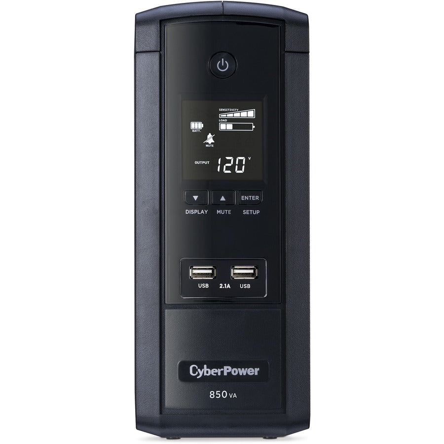 CyberPower UPS Systems BRG850AVRLCD Intelligent LCD - Capacity: 850 VA / 510 W BRG850AVRLCD