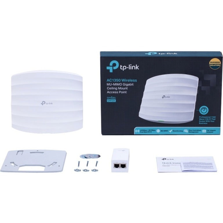 TP-Link Omada EAP225 Dual Band IEEE 802.11ac 1.32 Gbit/s Wireless Access Point - Indoor EAP225