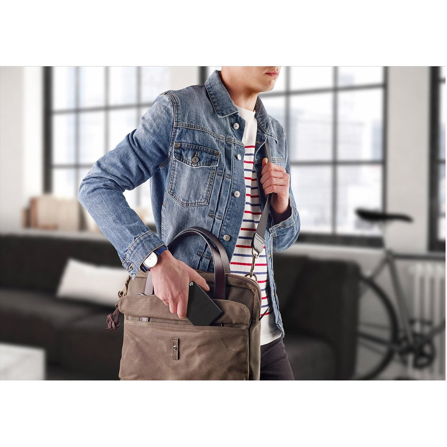 Seagate One Touch STKB1000400 1 TB Portable Hard Drive - 2.5" External - Black STKB1000400