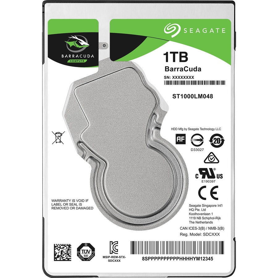 Seagate BarraCuda ST1000LM048 1 TB Hard Drive - 2.5" Internal - SATA (SATA/600) ST1000LM048