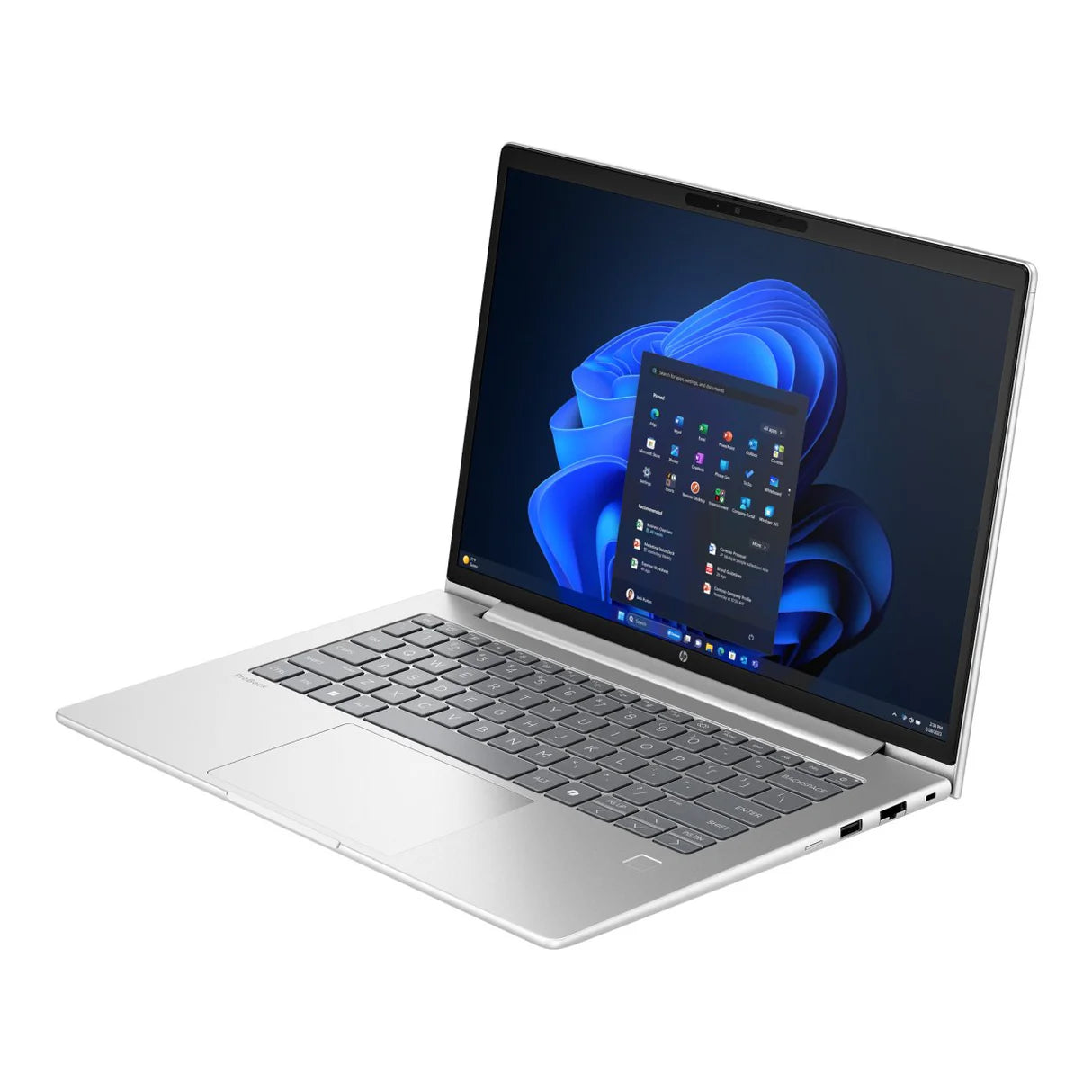 HP EliteBook 8 G1a 14" Touchscreen Copilot+ PC Notebook - WUXGA - AMD Ryzen AI 7 350 - 32 GB - 512 GB SSD - English Keyboard - Glacier Silver BL8K5UT#ABA