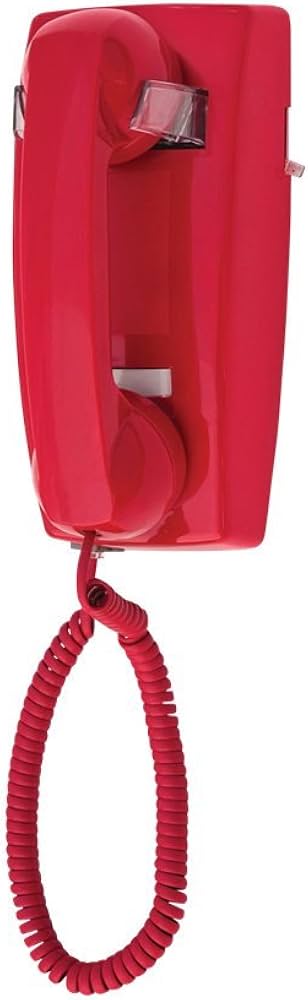 Cortelco 2554 Mini ND WM Direct Dial Telephone - Black