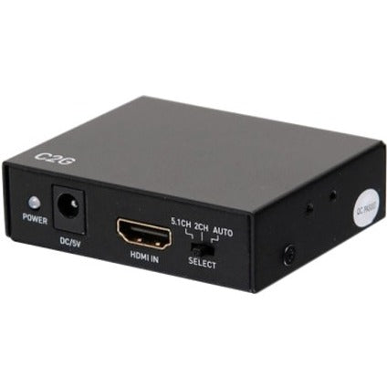 C2G HDMI Audio Extractor with TOSLINK, SPDIF and 3.5mm - 4K 60Hz C2G41003
