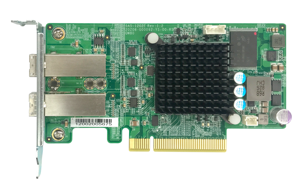 QNAP 12G SAS Dual-wide-port Storage Expansion Card SAS-12G2E