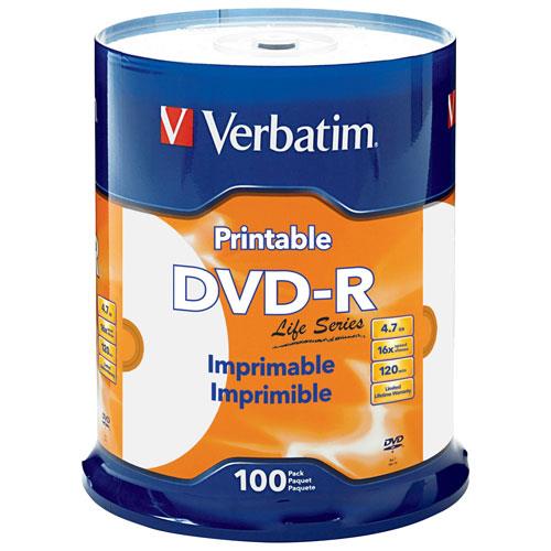 Verbatim 16x DVD+R Media 950984X100PK