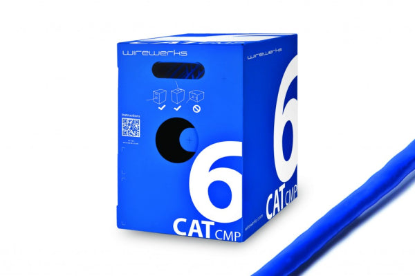 CAT6 BOX FT4 1000 FOOT - Blue