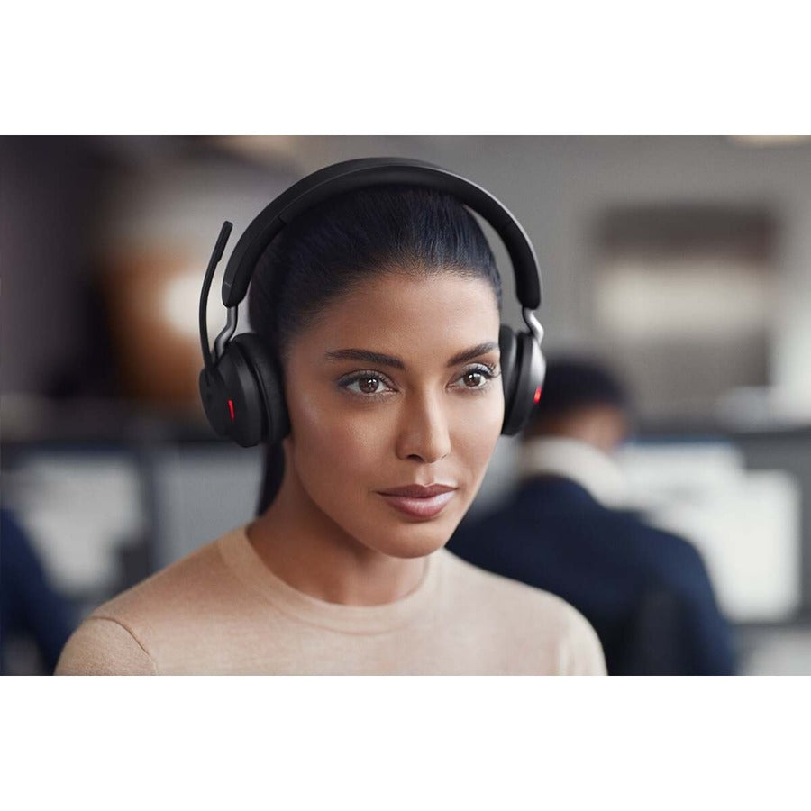 Jabra Evolve2 65 UC Stereo USB-A Headset with Charging Stand 26599-989-989