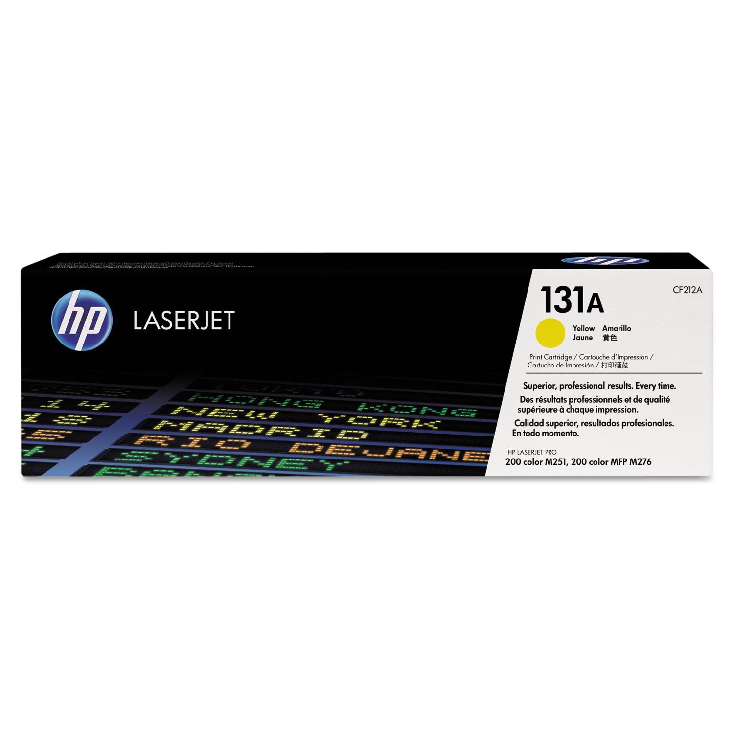 Cartouche de toner laser authentique HP 131A - Jaune - 2 / Paquet CF212A-2PK