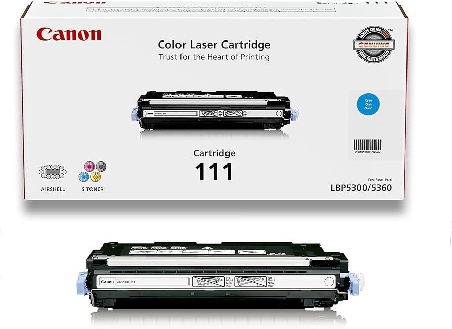 Cartouche de toner laser originale Canon 111 - Pack cyan 1659B008