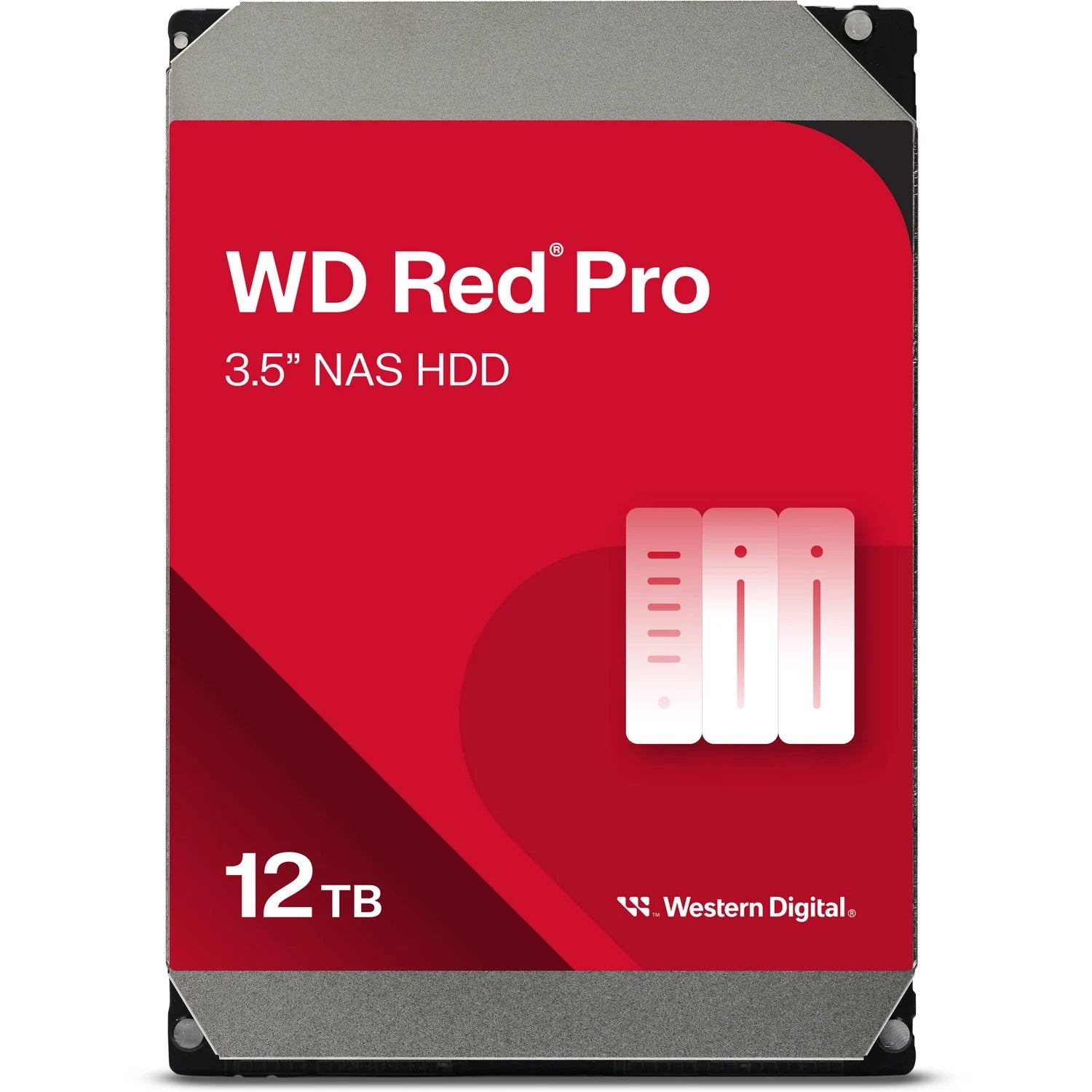 Western Digital Red Pro 12 TB Hard Drive - 3.5" Internal - SATA (SATA/600) WD122KFBX