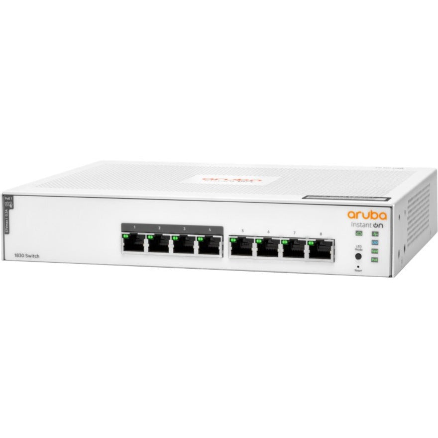 HPE Networking Instant On 1830 8G 4p Class4 PoE 65W Switch JL811A#ABA