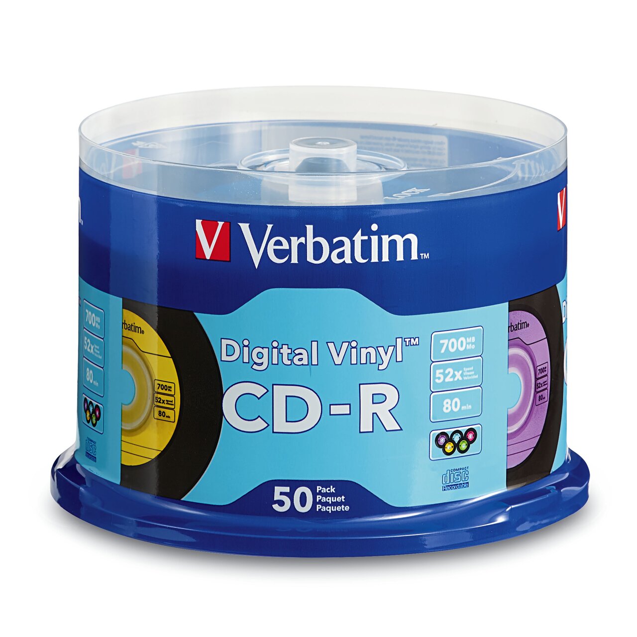 Verbatim CD-R Media 94587-5X50PK